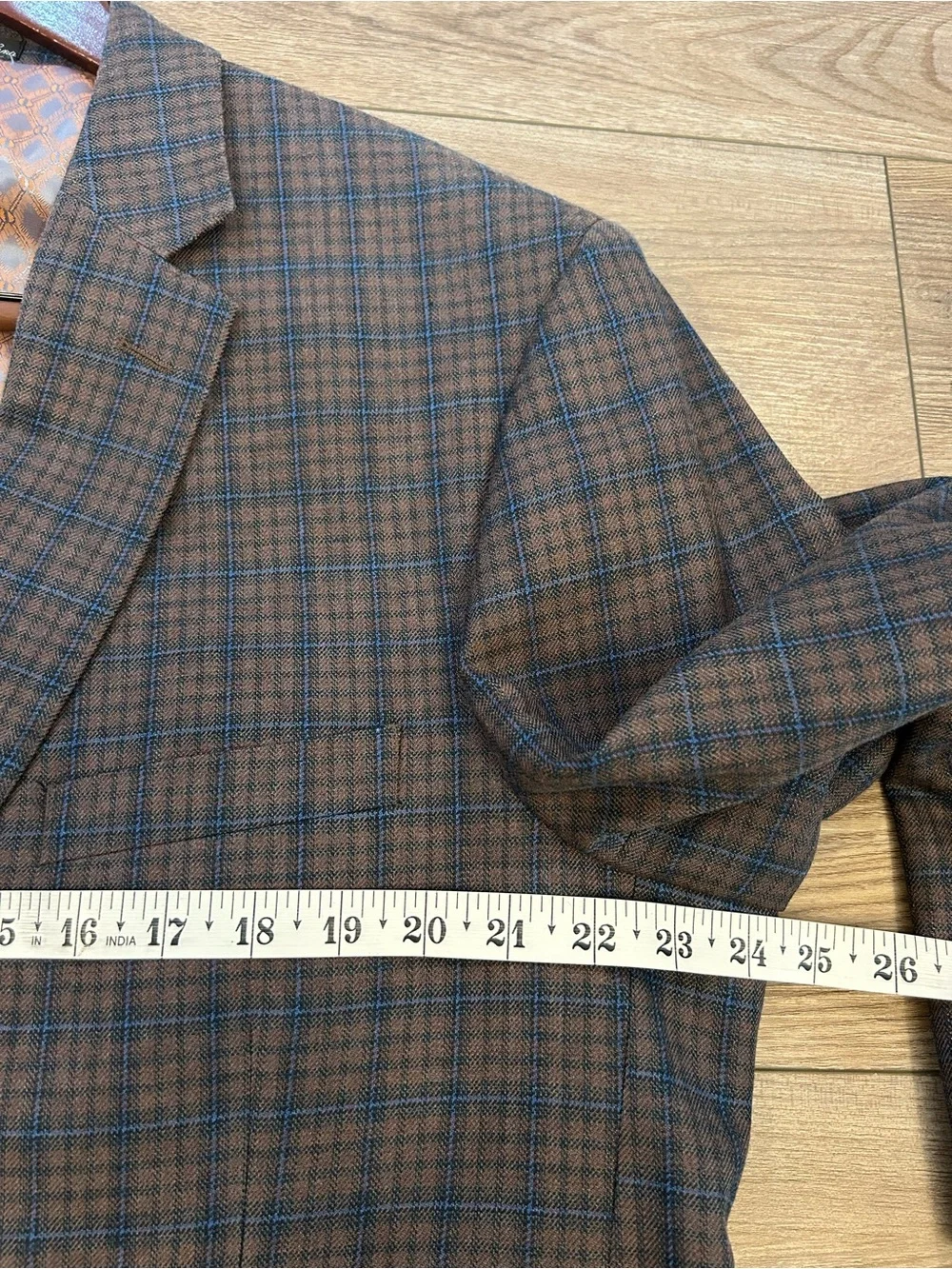 Vintage Jean-Paul Germain Men’s Silk Wool Plaid Sport Coat 46S